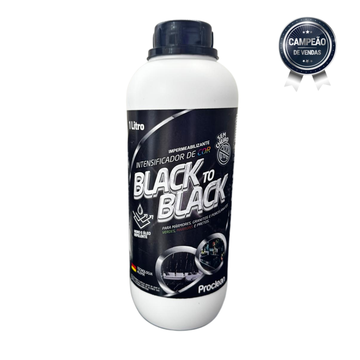 ATIVADOR DE COR GRANITO E MÁRMORE PRETO 1L