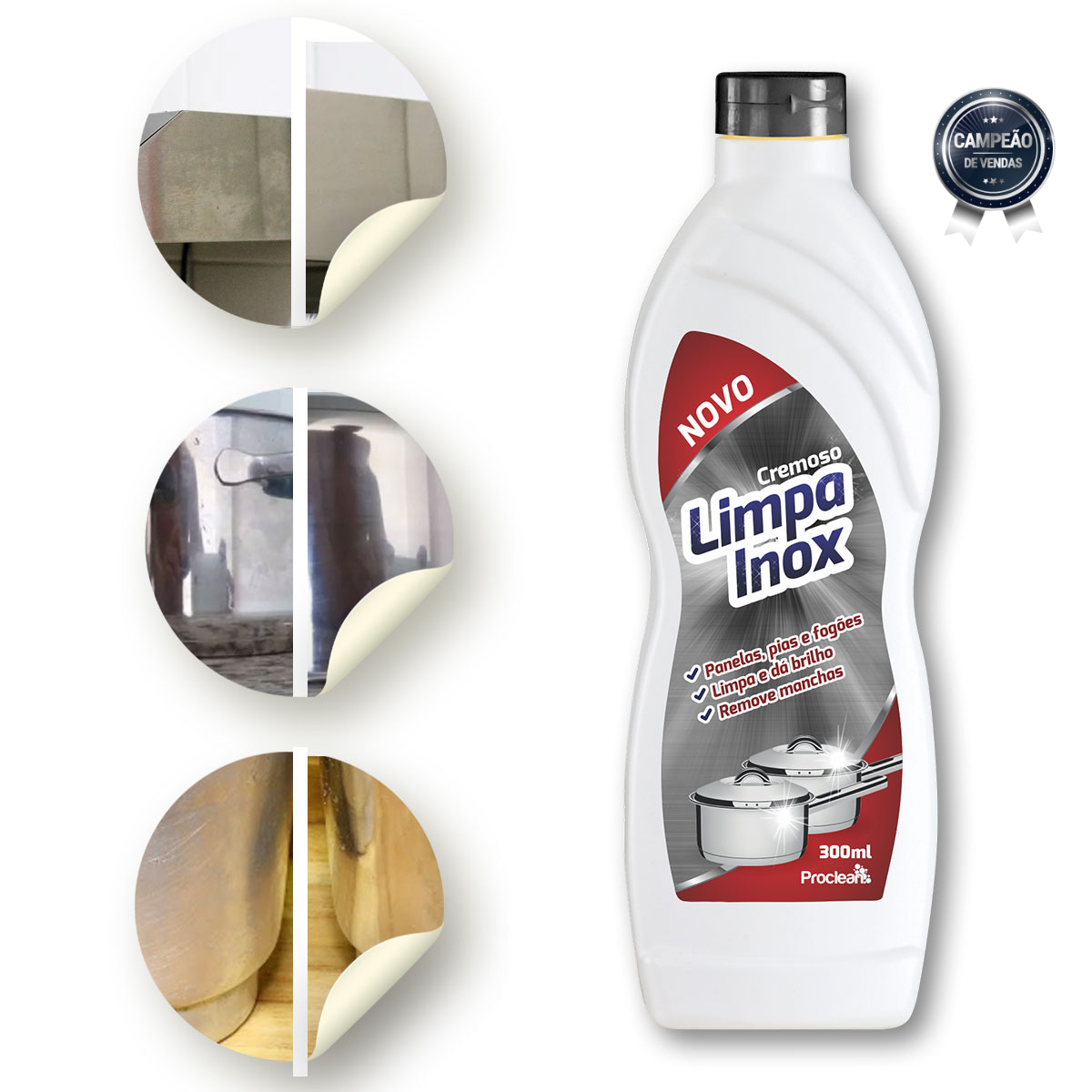 POLIDOR PARA INOX 300 ML