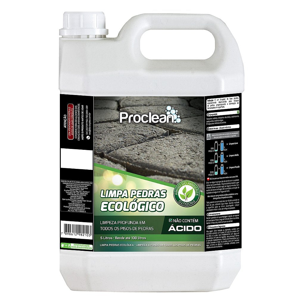 LIMPA PEDRAS ECOLÓGICO 5L