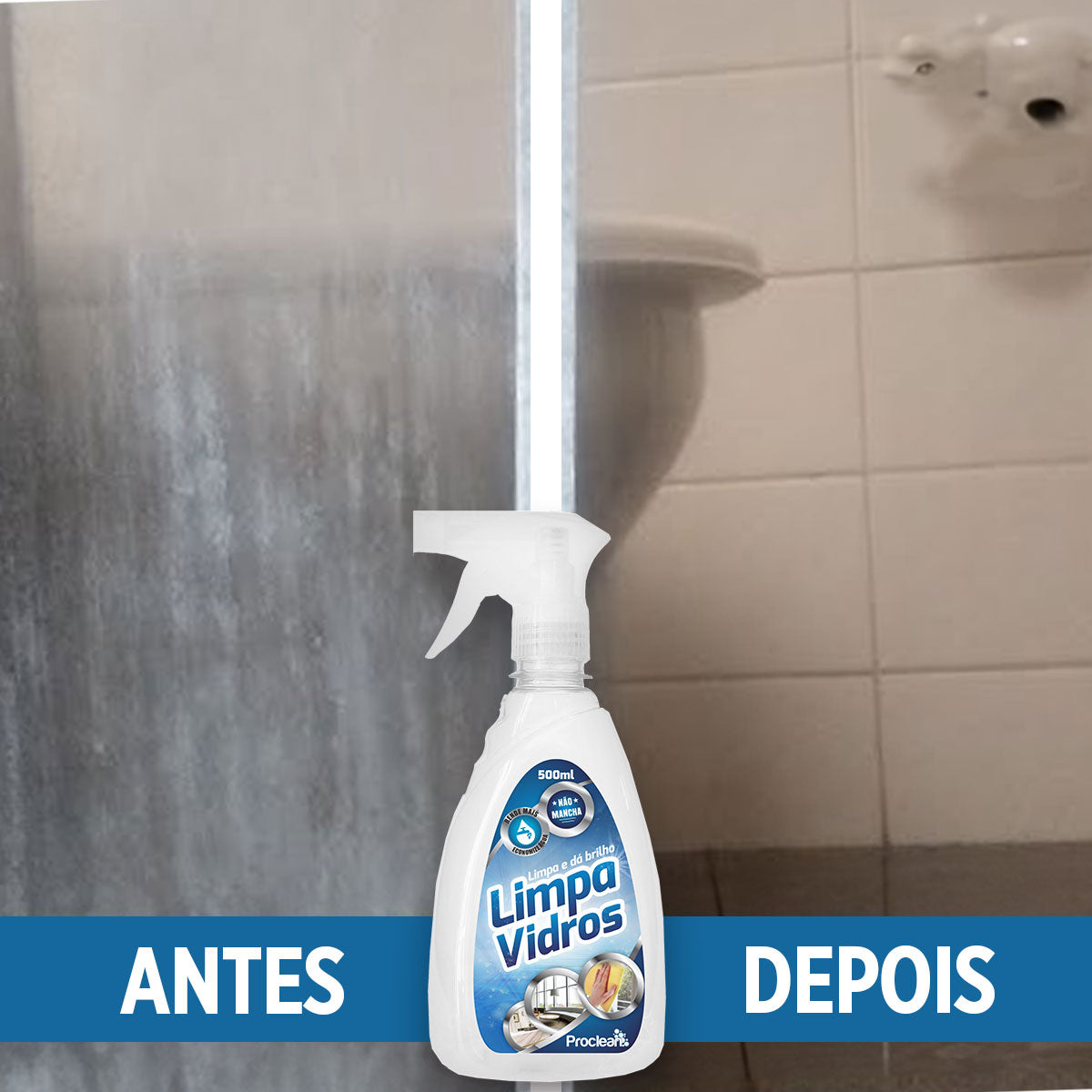 LIMPA VIDROS 500ML LIMPA FACIL