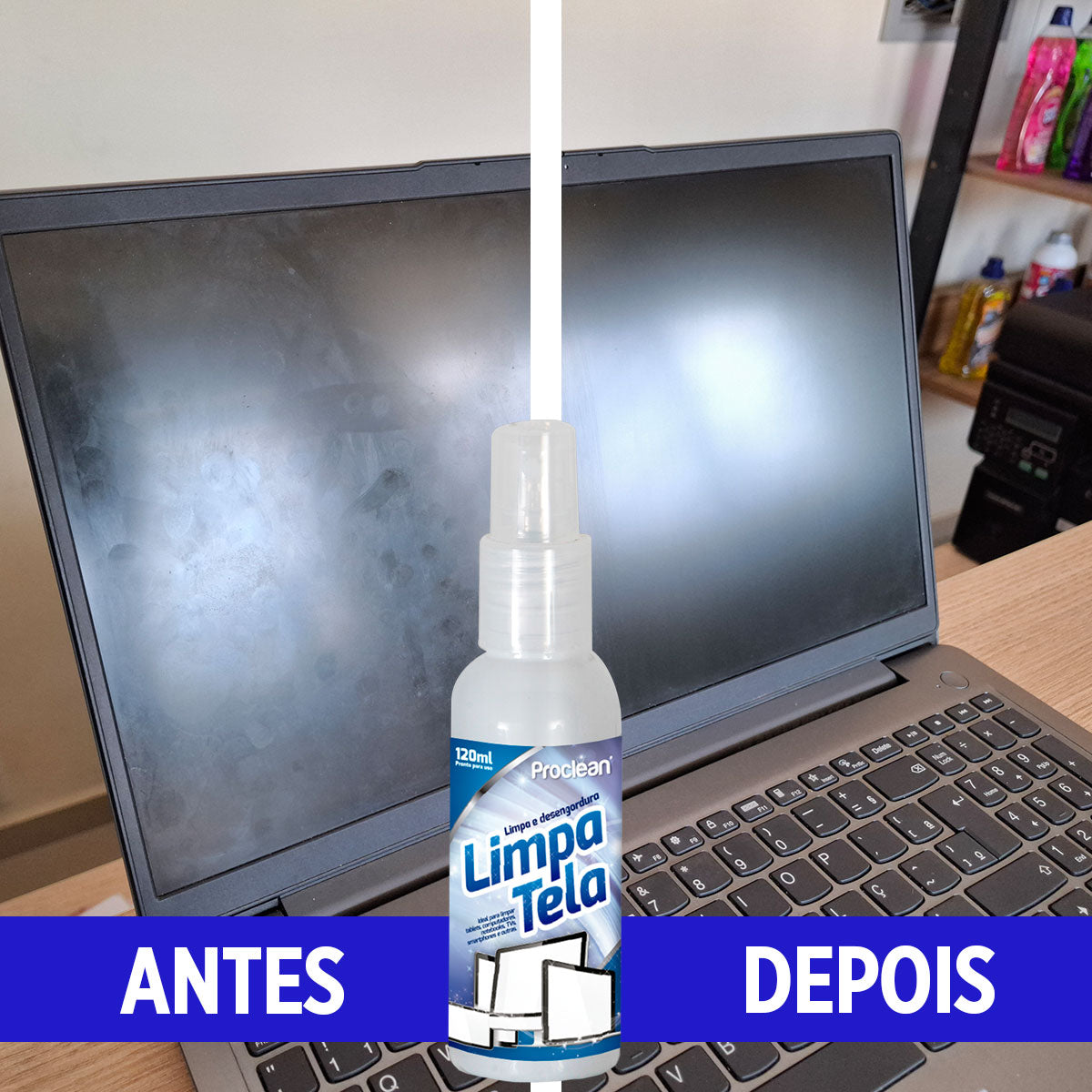 LIMPA TELA 120 ML SEM ESFORÇO