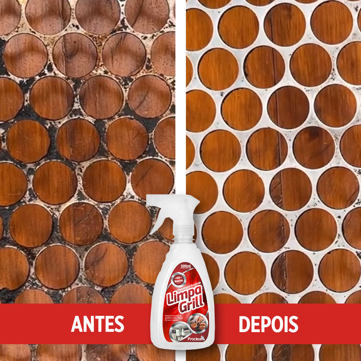 Limpa Grelhas chapas fogões desengordura fácil sem esforço limpa gorduras carbonizadas 500ml