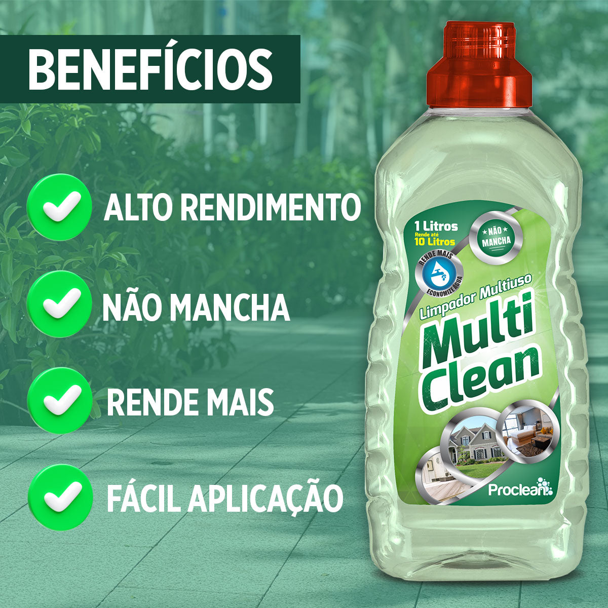 MULTICLEAN LIMPADOR FLOTADOR 1L
