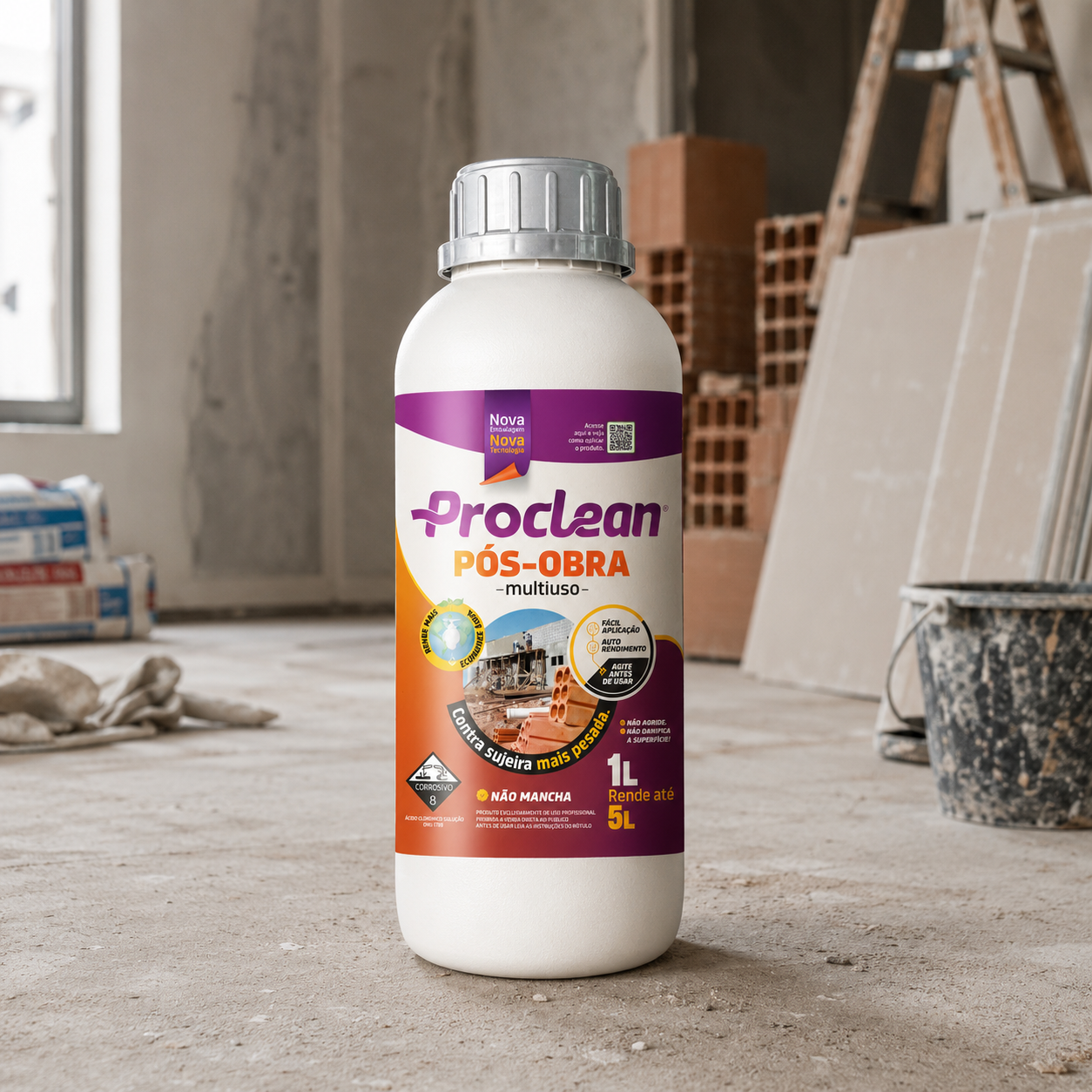 Limpador Pós Obra 1L