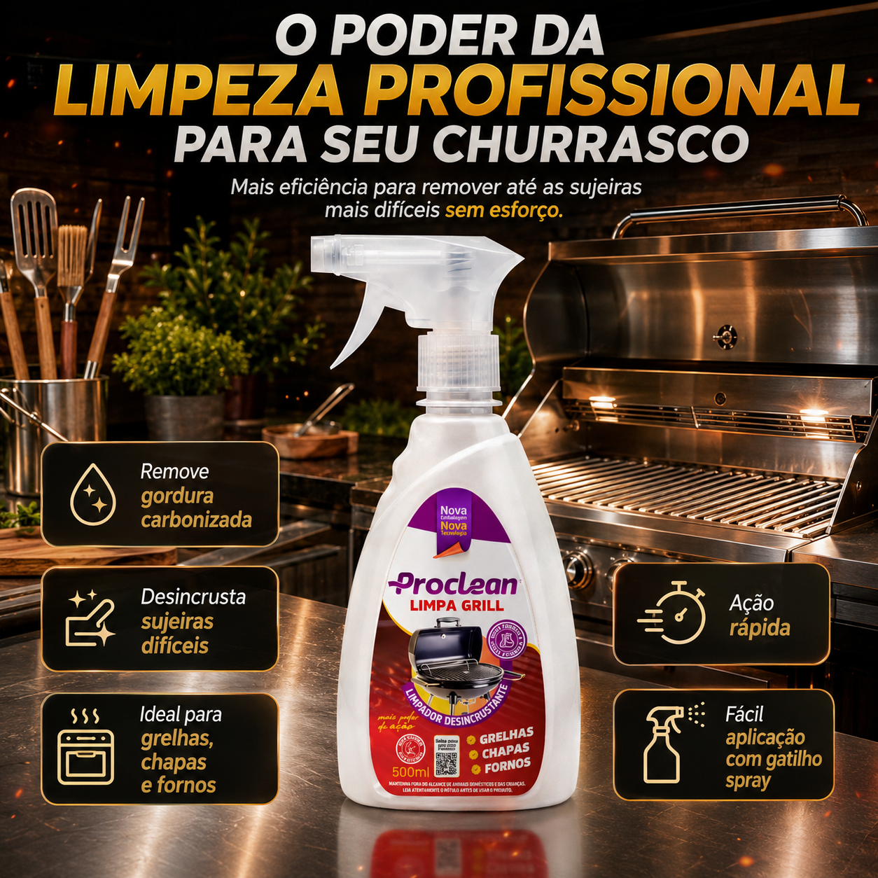 Limpa Grill 500ml