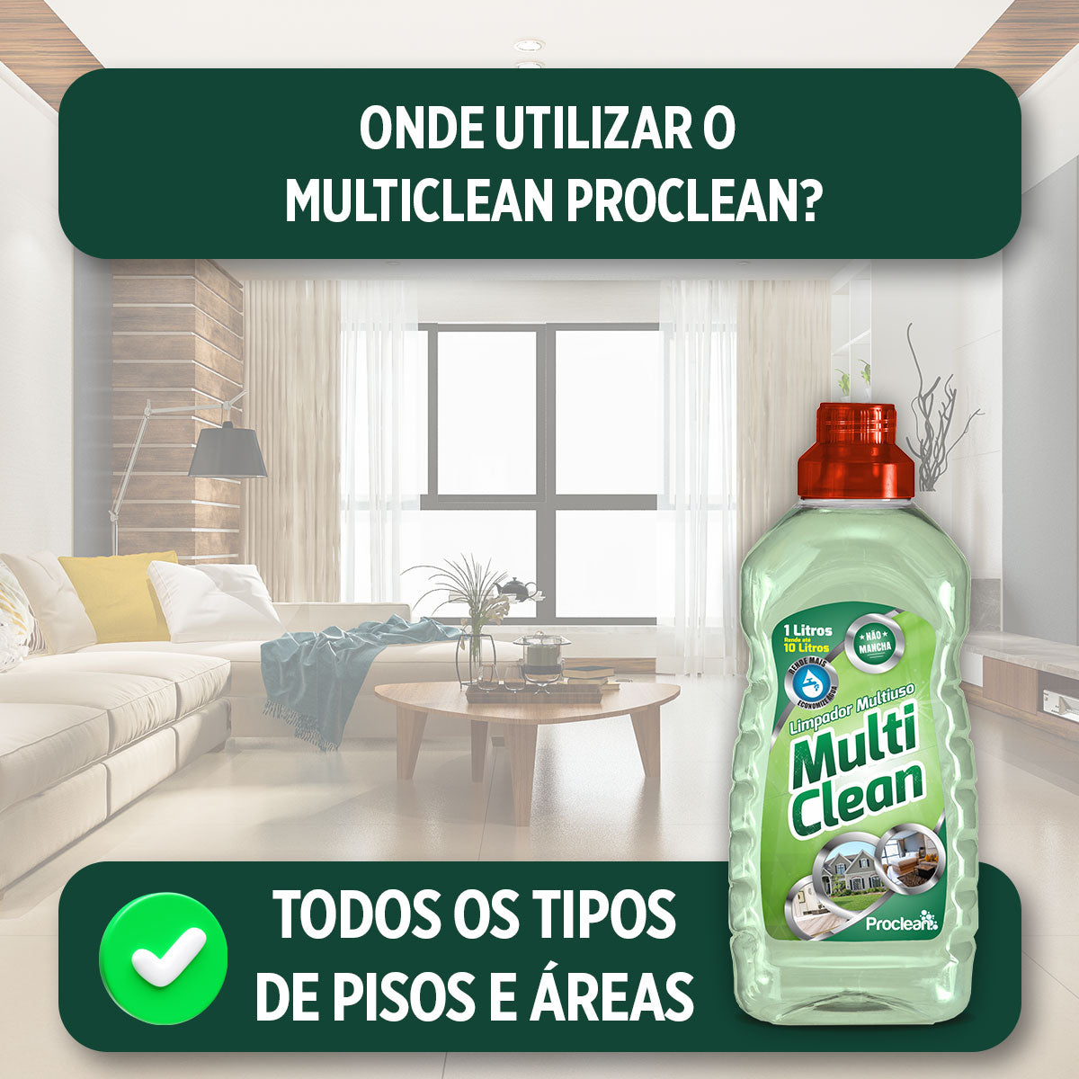 MULTICLEAN LIMPADOR FLOTADOR 1L