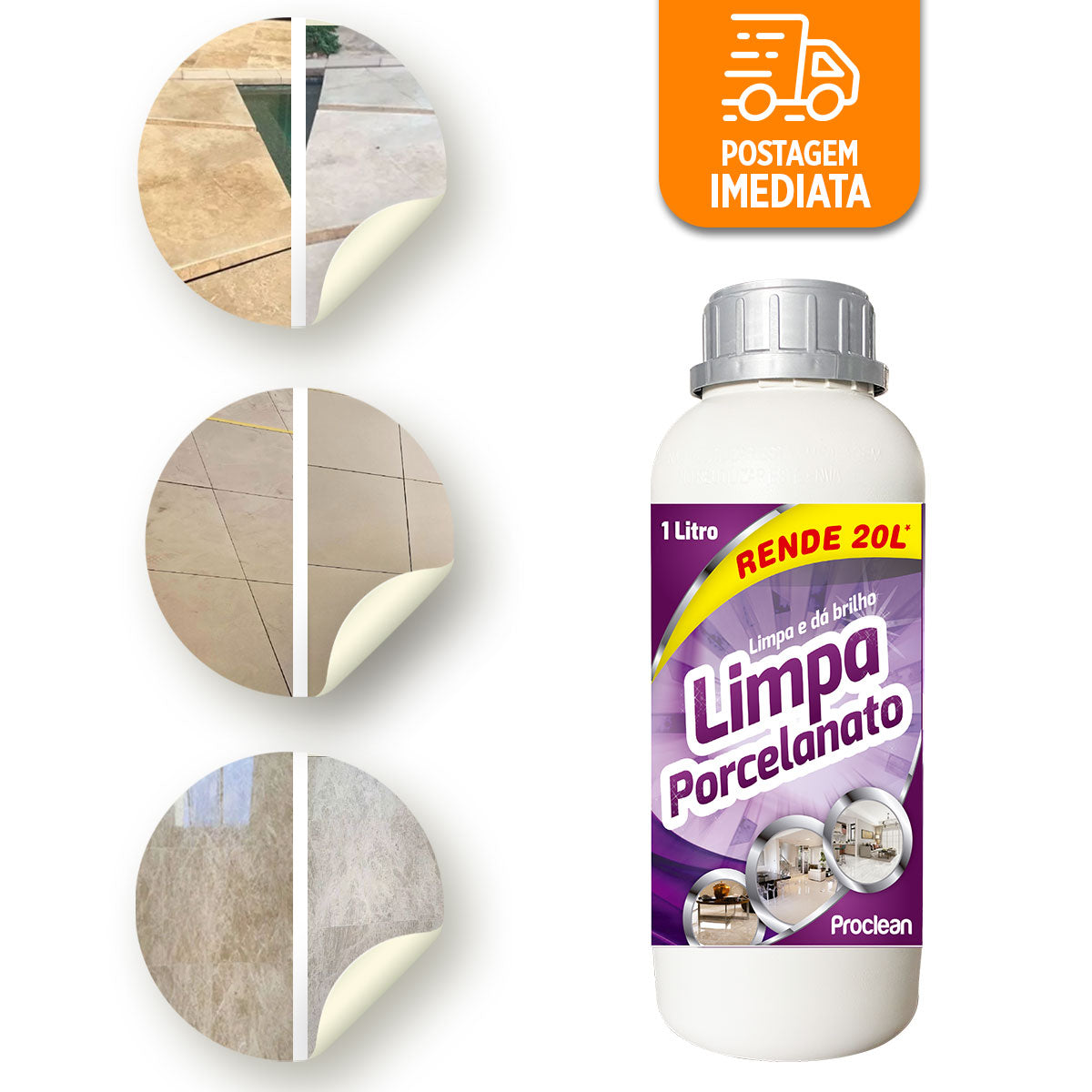 LIMPA PORCELANATO 1L TODOS OS PORCELANATOS