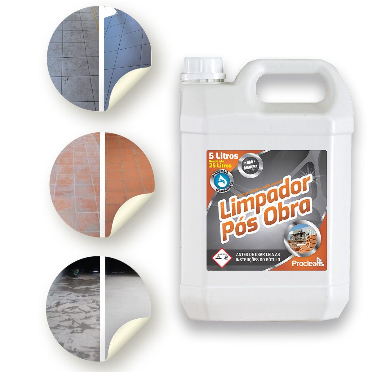 LIMPADOR PÓS OBRA 5L