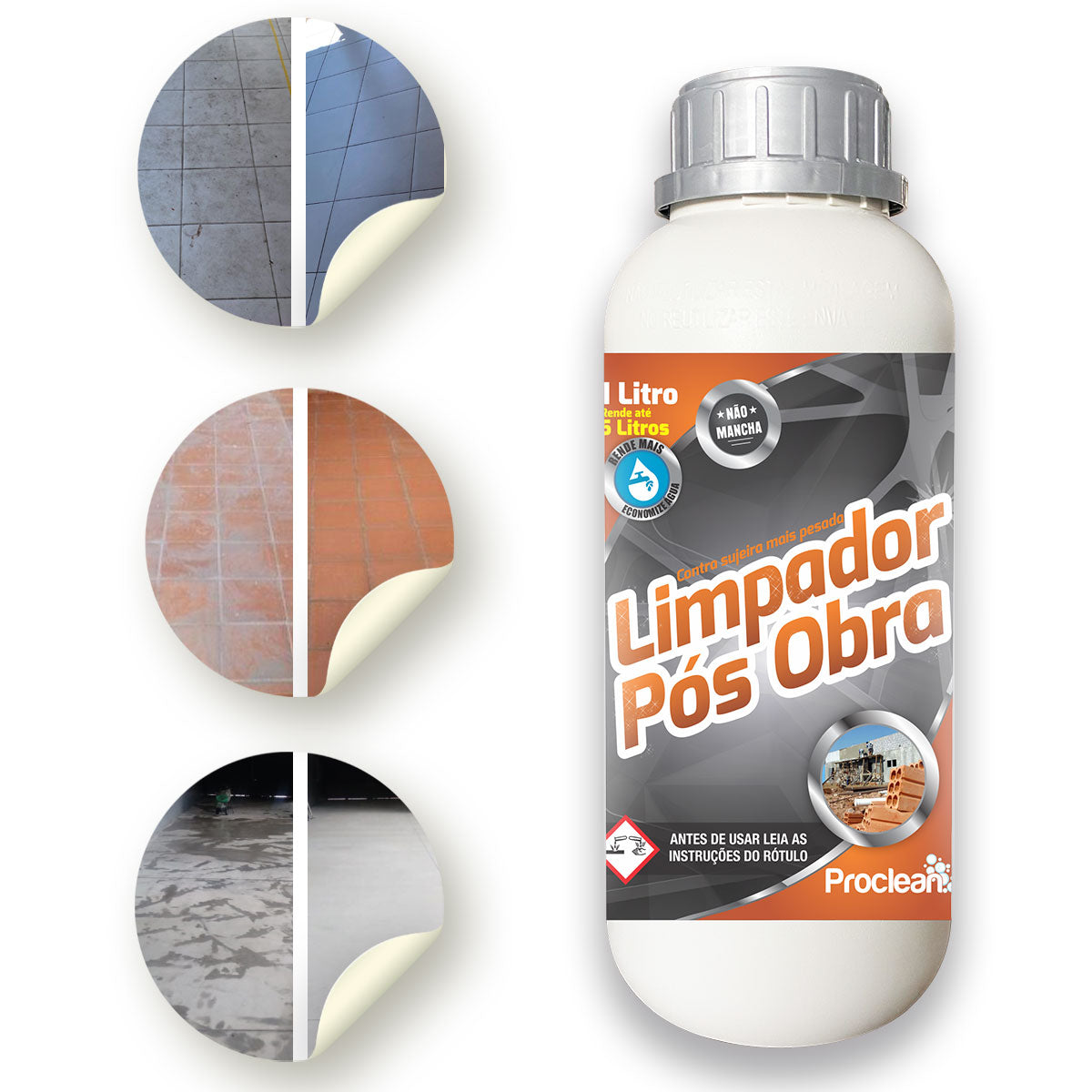 LIMPADOR PÓS OBRA 1L