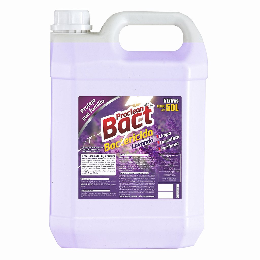 DESINFETANTE BACTERECIDA 5L LAVANDA