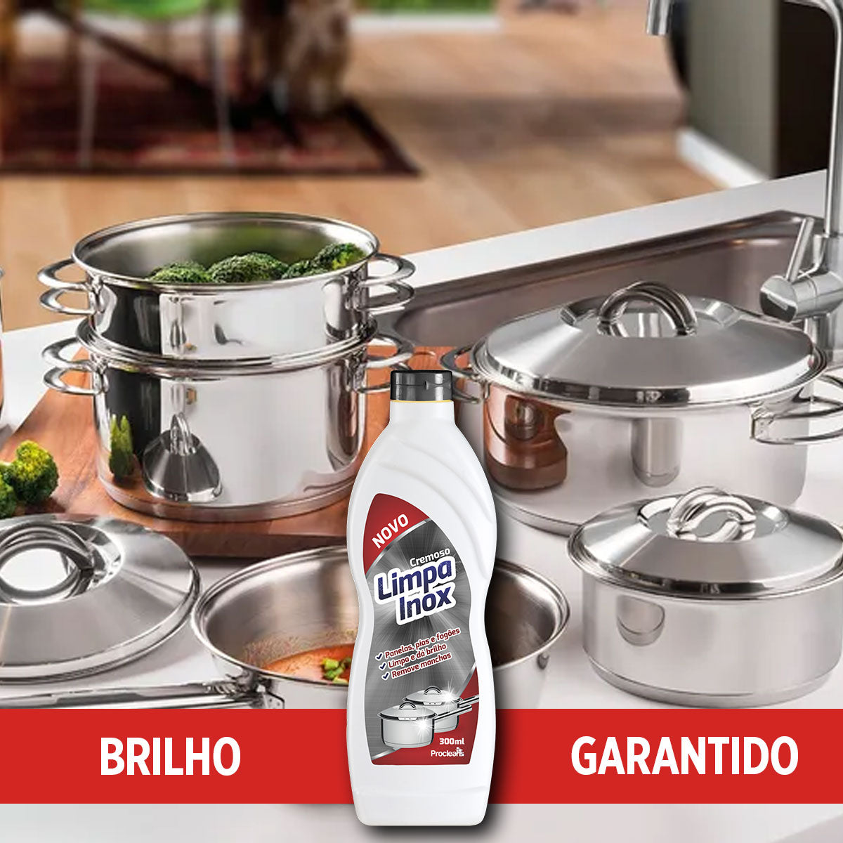 POLIDOR PARA INOX 300 ML