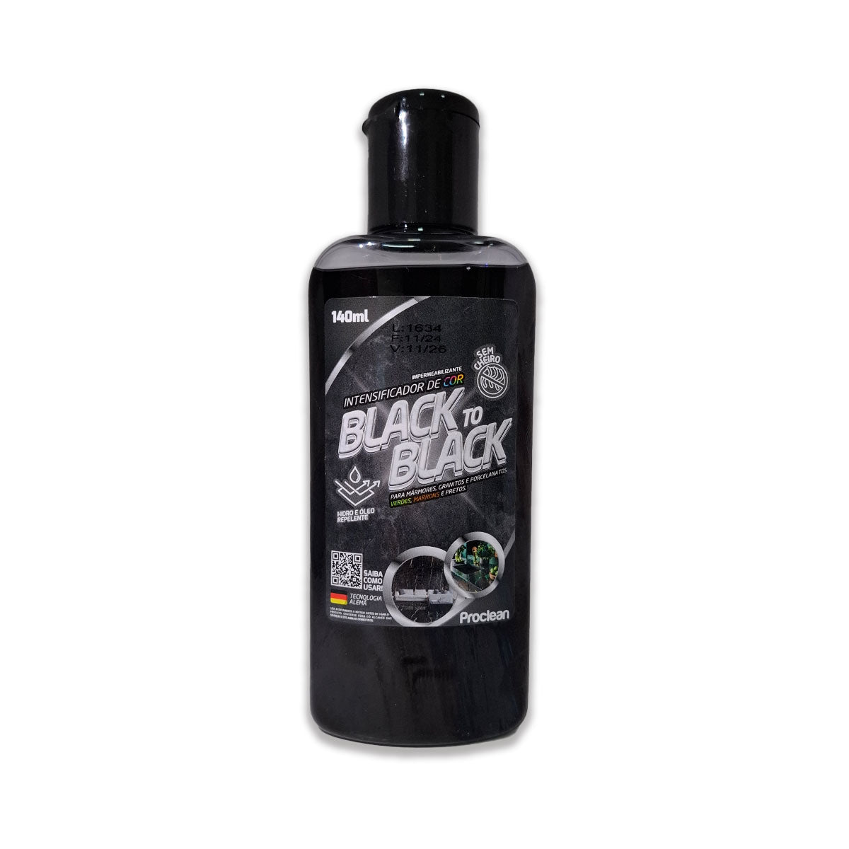 ATIVADOR DE COR GRANITO E MÁRMORE PRETO 140ML