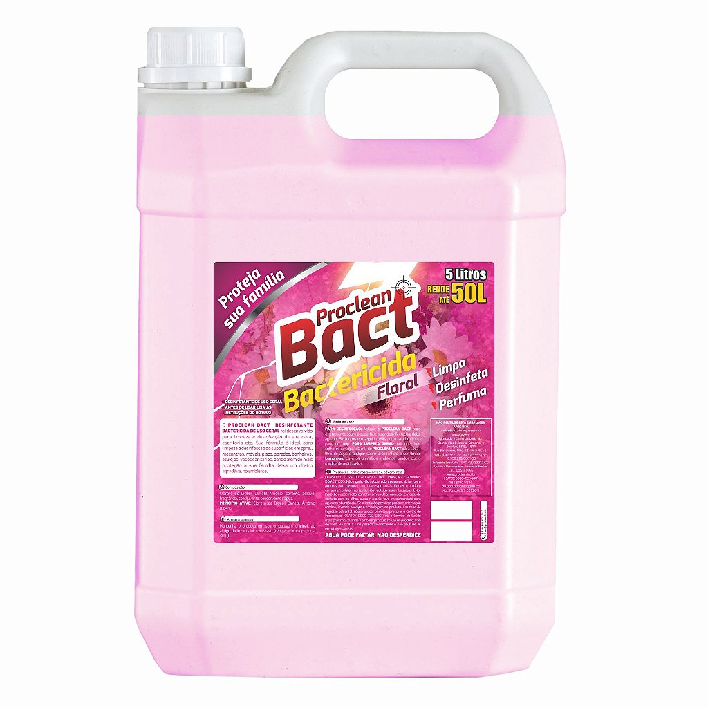DESINFETANTE BACTERECIDA 5L FLORAL