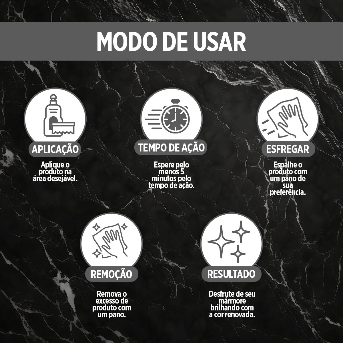 ATIVADOR DE COR GRANITO E MÁRMORE PRETO 140ML