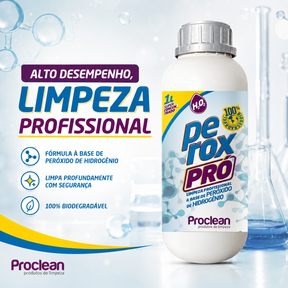 Perox Pro Limpador Peróxido de Hidrogênio Remove Sujeiras Difíceis Sem Esforço 1L