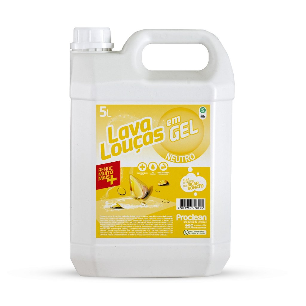 DETERGENTE EM GEL NEUTRO 5L