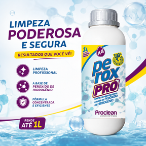 Perox Pro Limpador Peróxido de Hidrogênio Remove Sujeiras Difíceis Sem Esforço 1L