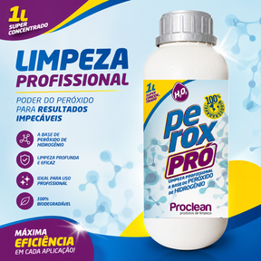 Perox Pro Limpador Peróxido de Hidrogênio Remove Sujeiras Difíceis Sem Esforço 1L