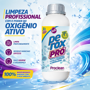 Perox Pro Limpador Peróxido de Hidrogênio Remove Sujeiras Difíceis Sem Esforço 1L