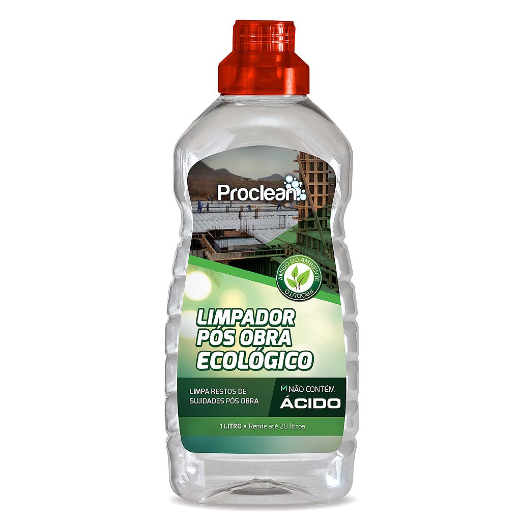 LIMPADOR PÓS  OBRA ECOLÓGICO  1L