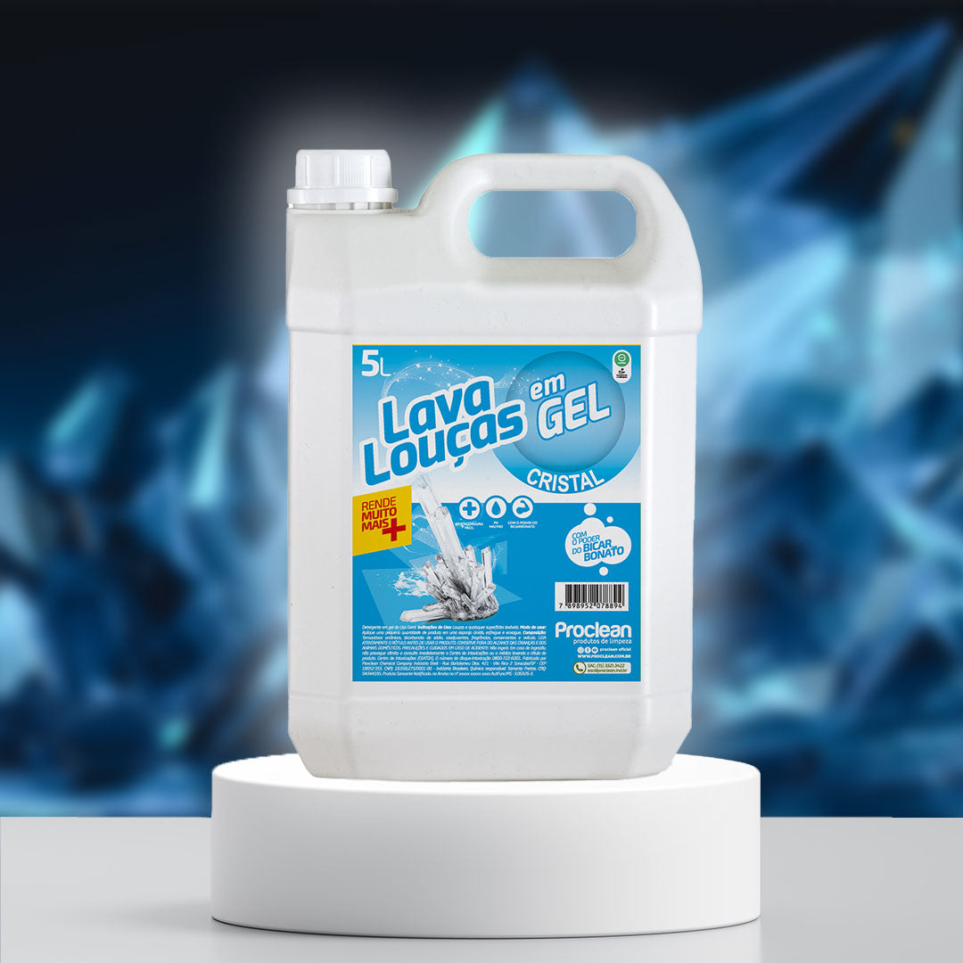 DETERGENTE EM GEL CRISTAL 5L