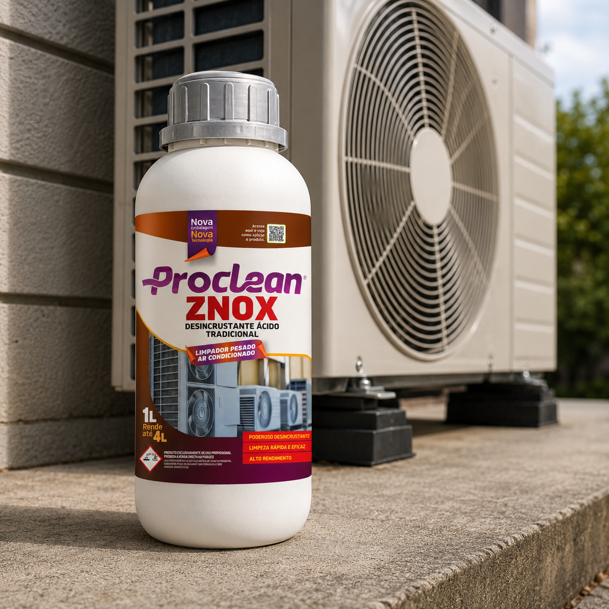 Znox Limpador Para Ar condicionado 1L