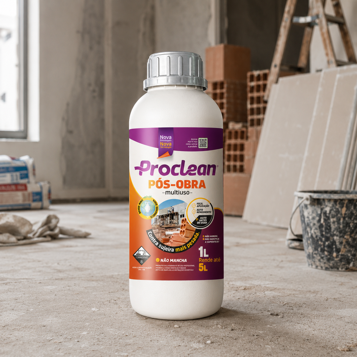 Limpador Pós Obra 1L