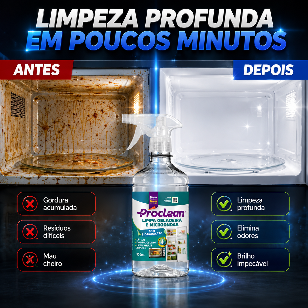 Limpa Geladeira 500ml