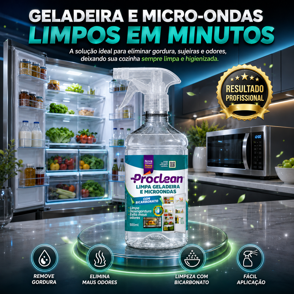 Limpa Geladeira 500ml