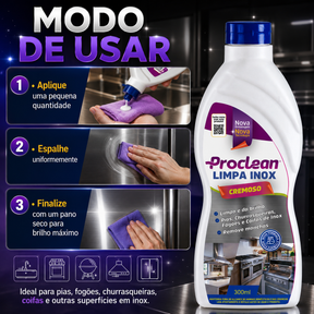Limpa Inox Cremoso 300ml