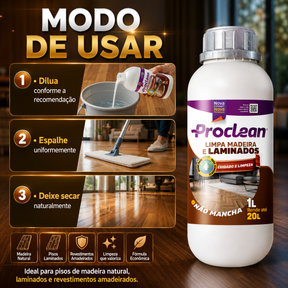 Limpa Madeira e Laminados 1L