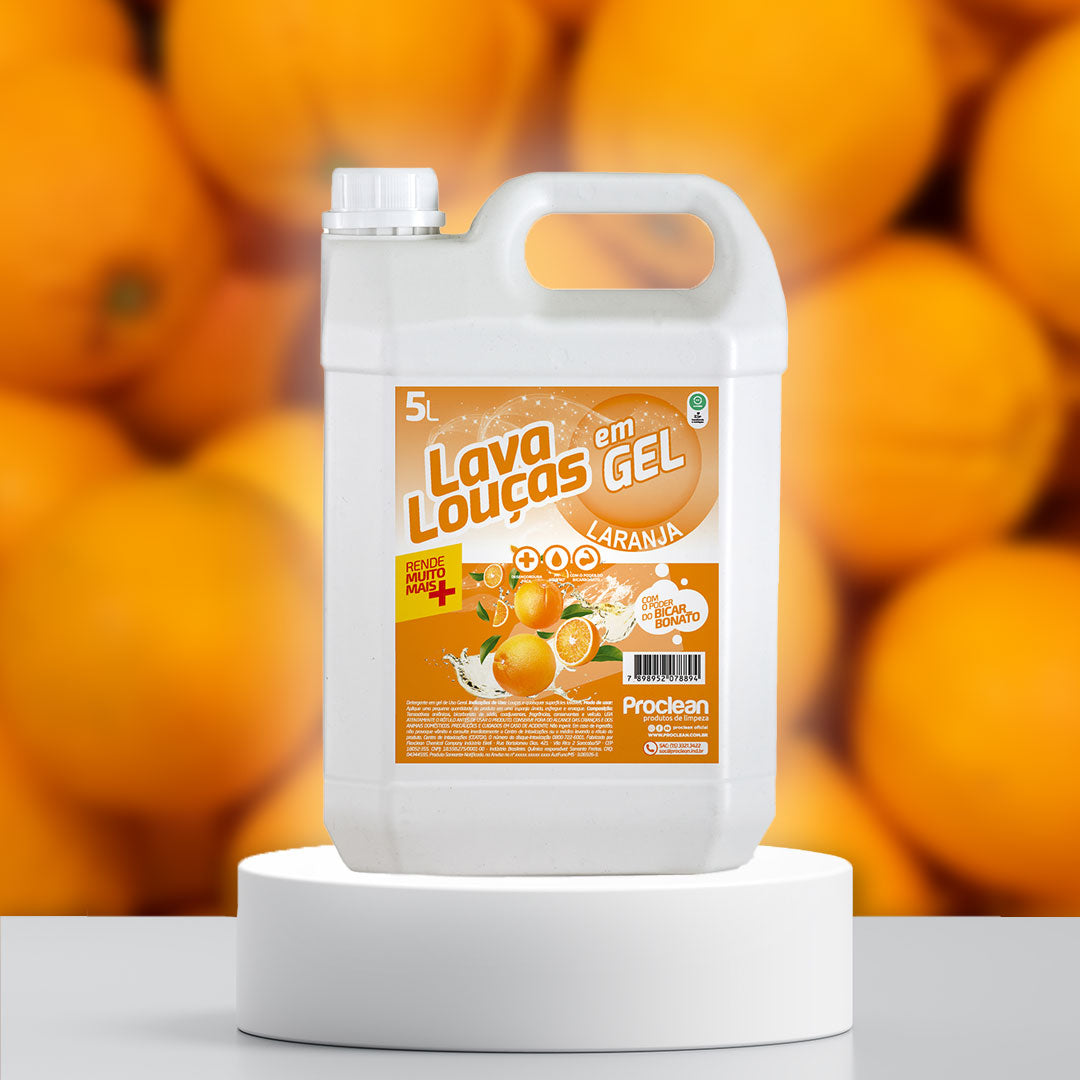 DETERGENTE EM GEL LARANJA 5L