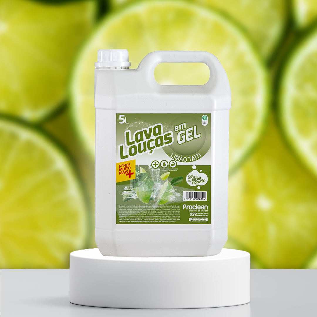 DETERGENTE EM GEL LIMÃO TAITI 5L