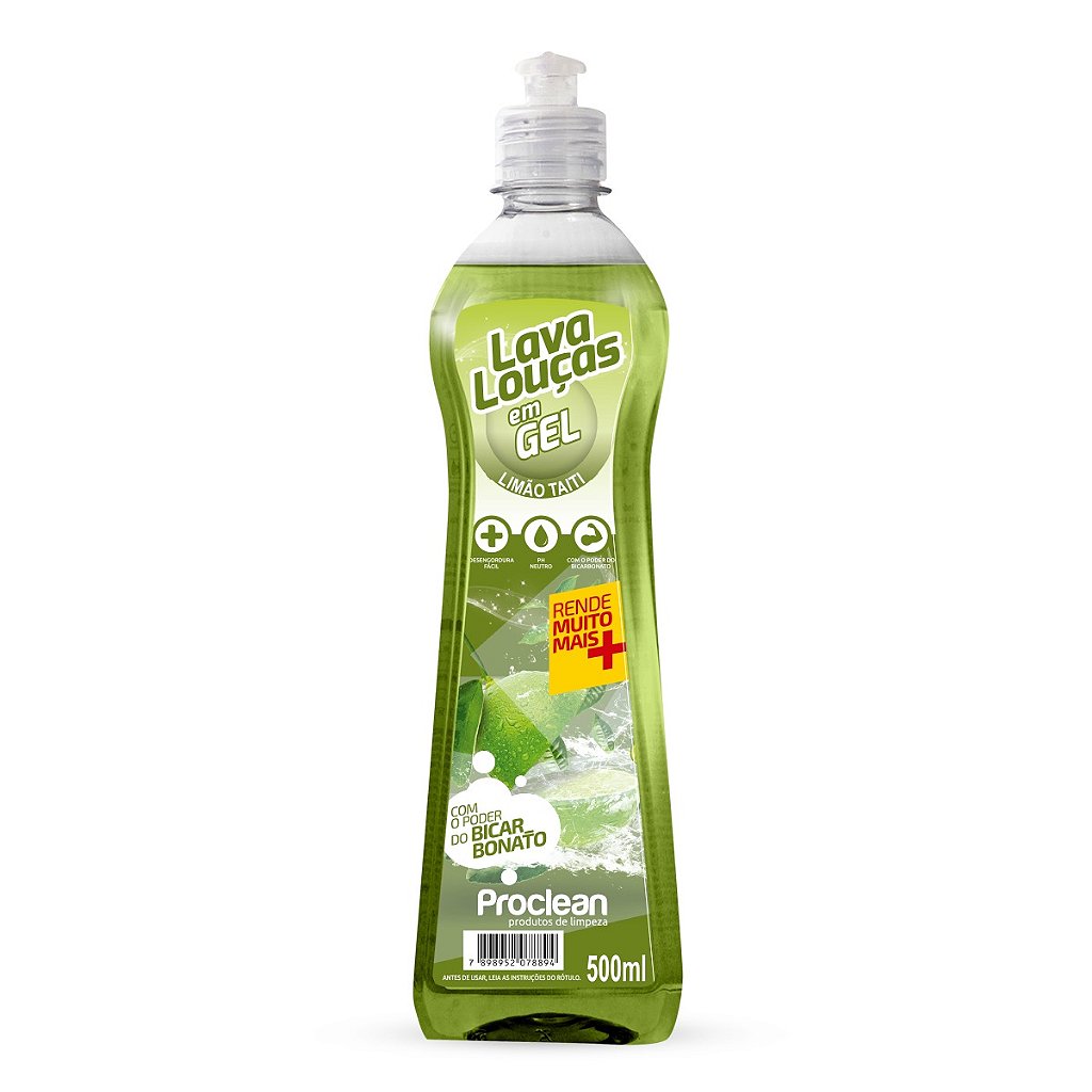 DETERGENTE EM GEL LIMÃO TAITI 500ML