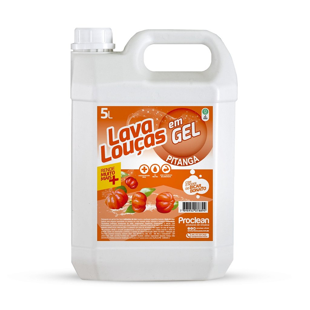 DETERGENTE EM GEL PITANGA 5L